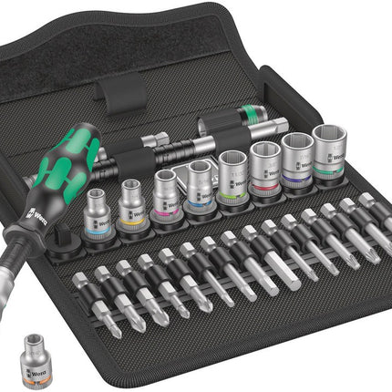 8100 SA 9 Zyklop Speed-ratelset, 1/4\"-aandrijving, inch , 28 -delig
