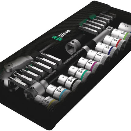 8100 SC 6 Zyklop Speed-ratelset, 1/2"-aandrijving, metrisch , 28 -delig