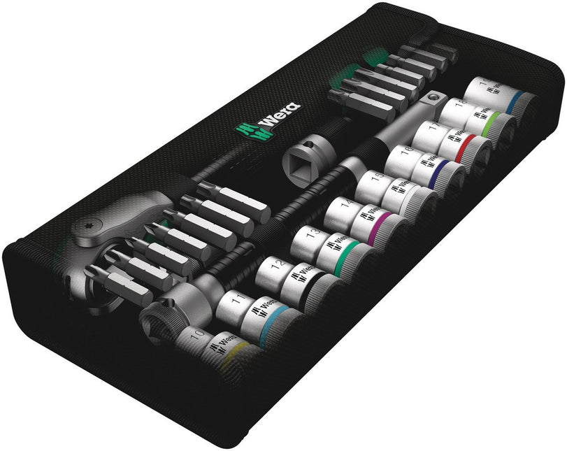 8100 SC 6 Zyklop Speed-ratelset, 1/2"-aandrijving, metrisch , 28 -delig