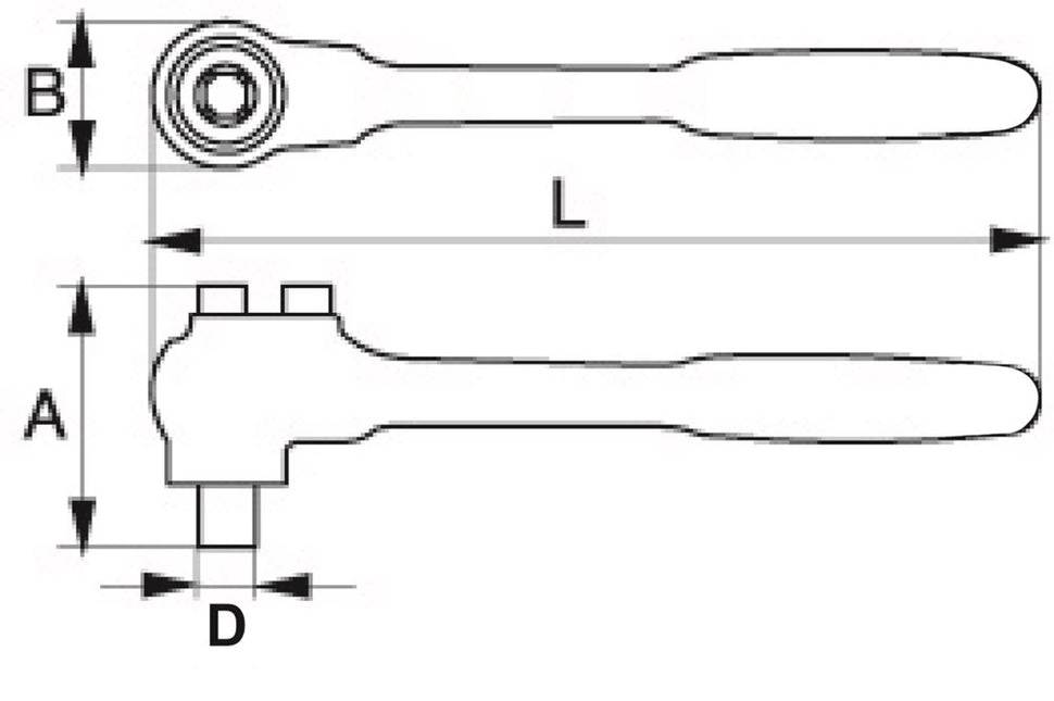 Bahco Ratel 1/2" 3VDE – 8150-1/2V
