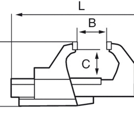 BAHCO BANKSCHROEF 125MM
