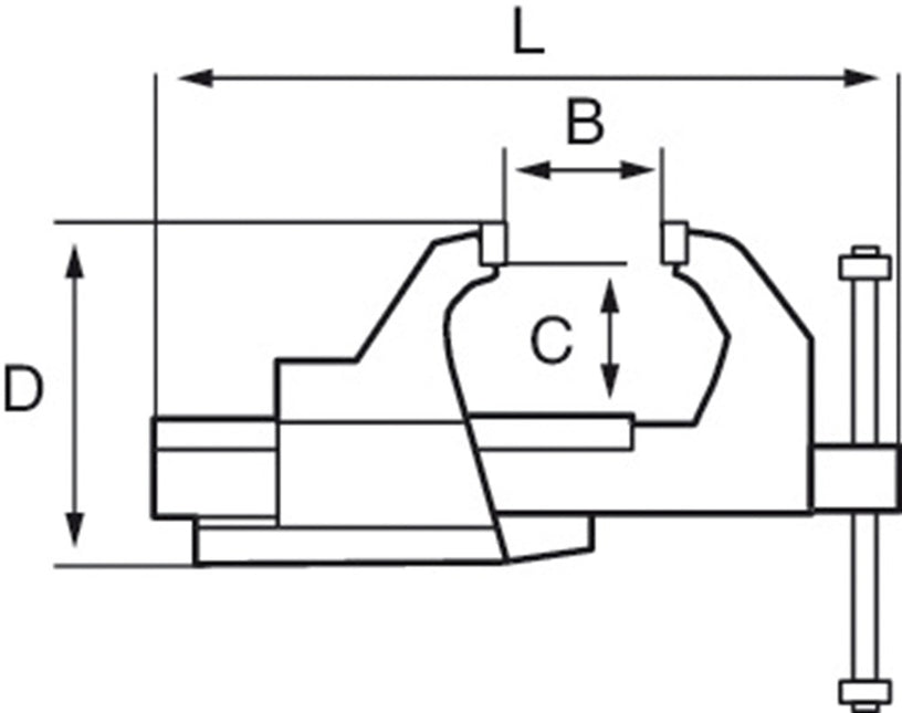 BAHCO BANKSCHROEF 125MM