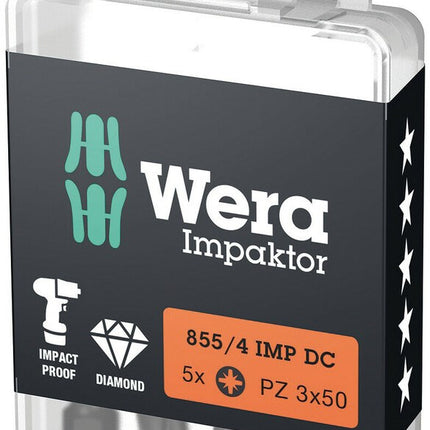 Wera BIT " impaktor" PZ3 50mm - 5st – 05057662001