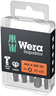 Wera BIT 868/4 IMP Vierkant 3X50 057672 – 05057672001
