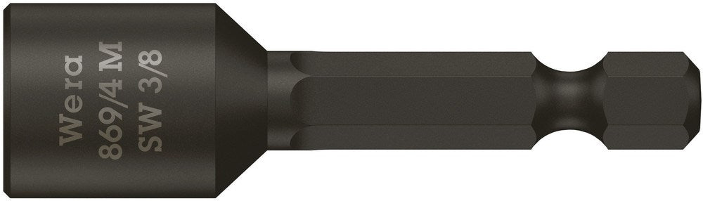 869/4 M Dopbit, Magnetisch, 3/8 duim x 50 mm
