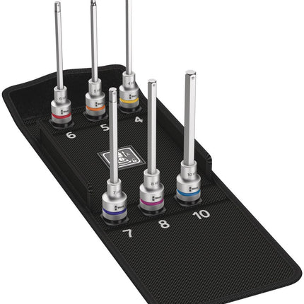 8740 C HF 2 Zyklop binnenzeskant Bit-doppen-set, met vasthoudfunctie, 6-delig