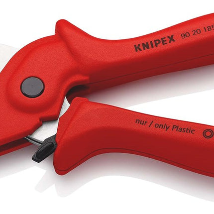 Knipex PVC Buiskniptang 185mm MAX. 25mm Plasticut Slang- en Beschermingsbuissnijder - 90 20 185 – 9020185
