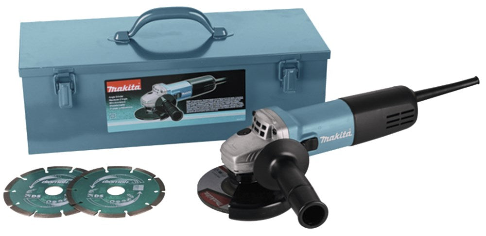 Makita 9558HNRGK3 230V Haakse Slijper 125 mm