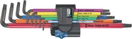 967/9 TX XL Multicolour HF 1 Stiftsleutelset met vasthoudfunctie, lang, 9-delig