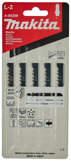 Makita Decoupeerzaagblad Hout 101mm T344D Decoupeerzaagblad – A-86309