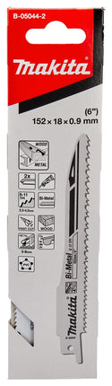 Makita Reciprozaagblad Hout/metaal 132mm Rec.Zaagblad 132 H&M SA345XF 2st – B-05044-2