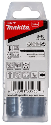 Makita Decoupeerzaagblad Hout/kunststof 75mm Decoupeerzaagblad Hout T144D – B-07711