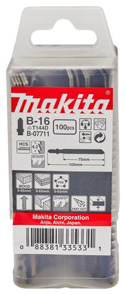 Makita Decoupeerzaagblad Hout/kunststof 75mm Decoupeerzaagblad Hout T144D – B-07711