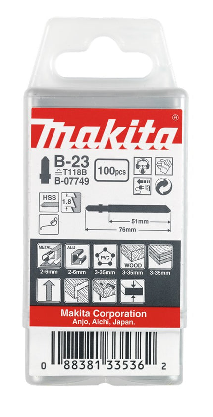 Makita Decoupeerzaagblad UNI 51mm T118B Decoupeerzaagblad Universeel – B-07749