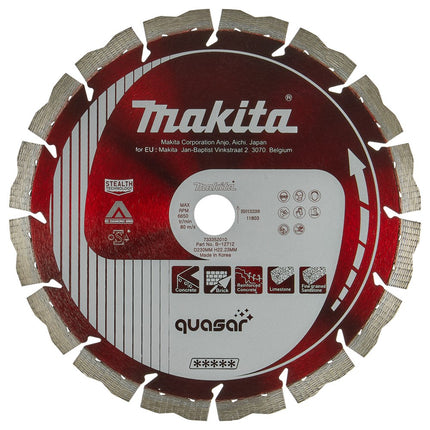 Makita Diamantschijf 230X22,23X2,6mm ROOD – B-12712