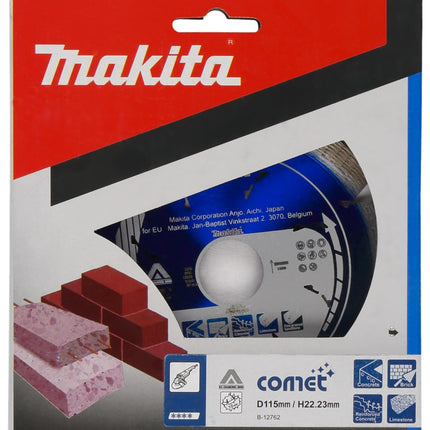 Makita Diamantschijf 115X22,23X2,2mm Blauw – B-12762