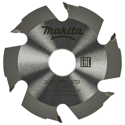 Makita Lamellen Frees 6T Diameter 100mm Asgat 22mm – B-20644