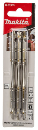 Makita Slagschroefbit PZ2X110mm – B-21939