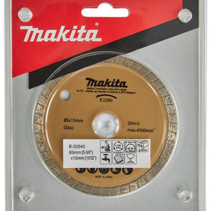 Makita Diamantschijf 85X15X2,0mm – B-22040