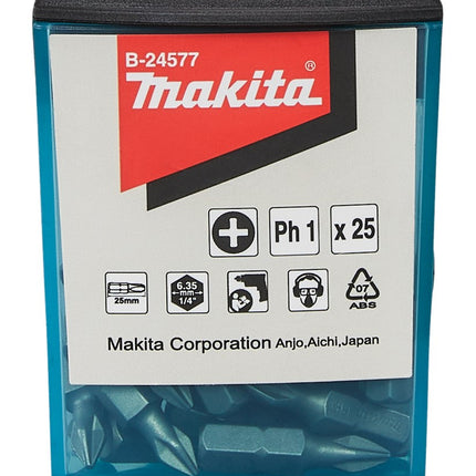 Makita Schroefbit PH1X25mm 25STK – B-24577