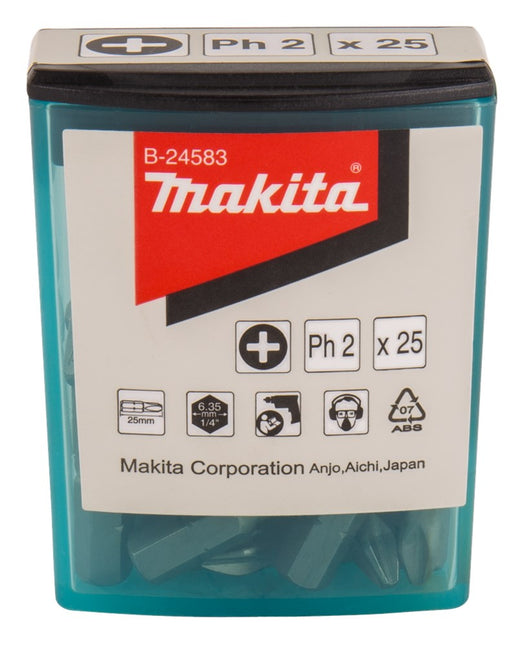 Makita Schroefbit PH2X25mm 25 stuks – B-24583