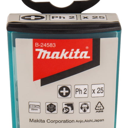 Makita Schroefbit PH2X25mm 25 stuks – B-24583