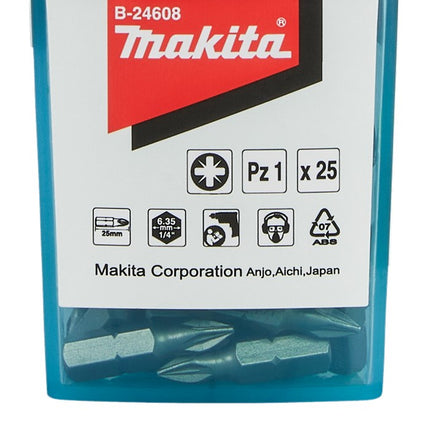 Makita Schroefbit PZ1X25 25STK – B-24608