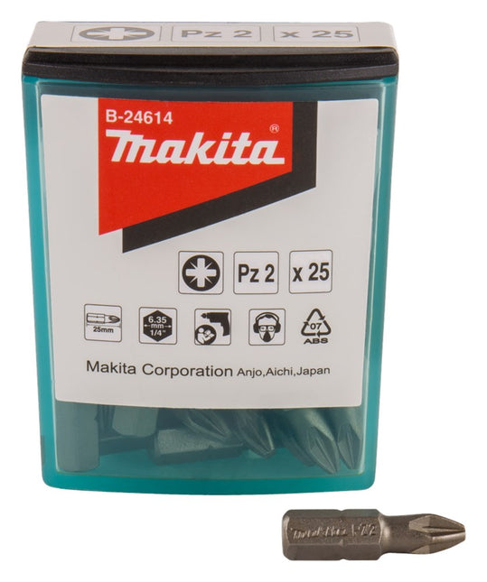 Makita Schroefbit PZ2X25mm 25 stuks – B-24614