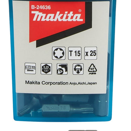 Makita Schroefbit T15X25 25STK – B-24636