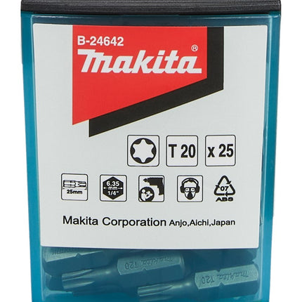 Makita Schroefbit T20X25mm 25st – B-24642
