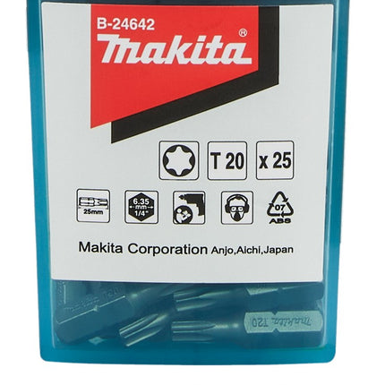 Makita Schroefbit T20X25mm 25st – B-24642