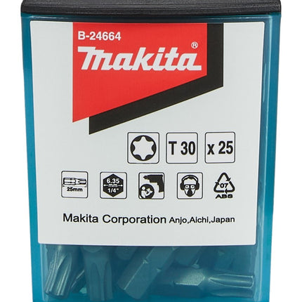 Makita Schroefbit T30X25 25STK – B-24664