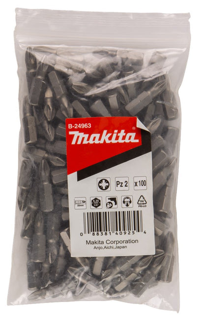 Makita Schroefbit PZ2X25mm Navul 100 stuks – B-24963
