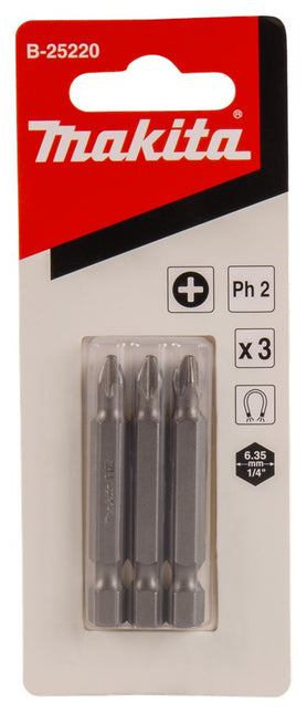 Makita Schroefbit PH2X50mm 3 stuks – B-25220