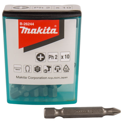 Makita Schroefbit PH2X50mm 10 stuks – B-26244