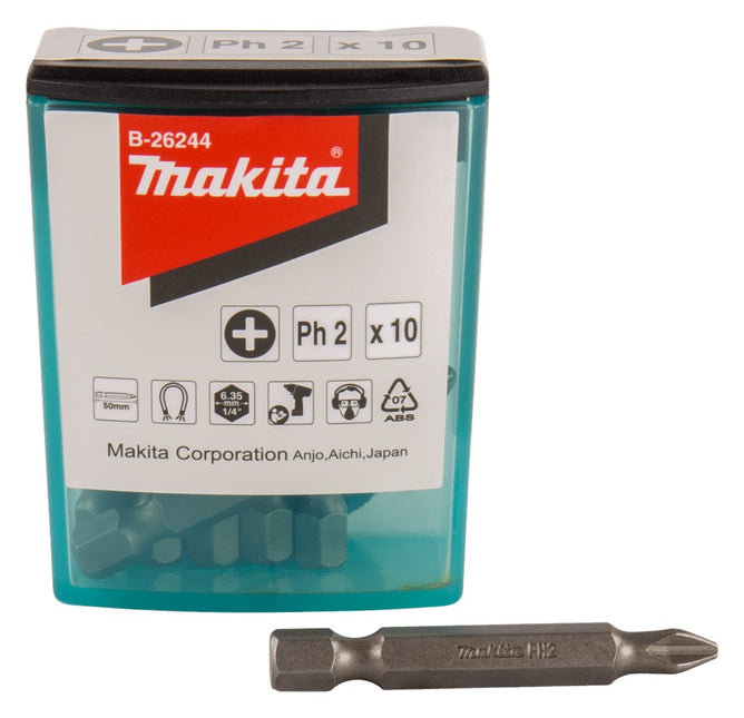Makita Schroefbit PH2X50mm 10 stuks – B-26244