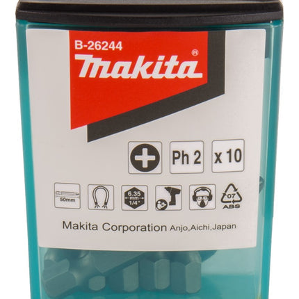 Makita Schroefbit PH2X50mm 10 stuks – B-26244