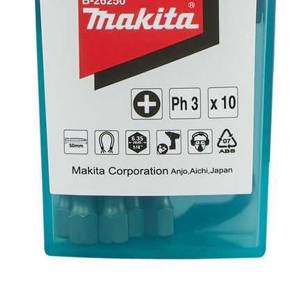 Makita Schroefbit PH3X25 10STK – B-26250