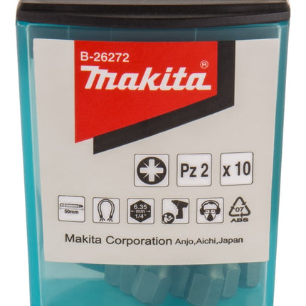 Makita Schroefbit PZ2X50mm 10 stuks – B-26272
