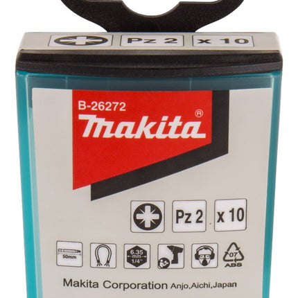 Makita Schroefbit PZ2X50mm 10 stuks – B-26272
