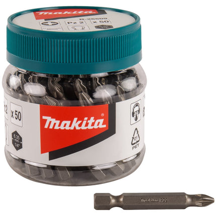 Makita Schroefbit PZ2X50mm in POT 50 stuks – B-26509