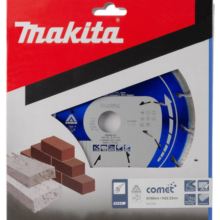 Makita Diamantschijf 180X22,23X2,2mm Blauw – B-27193