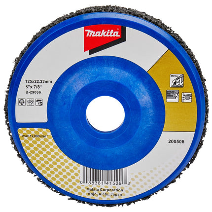 Makita Reinigingsschijf 125mm Zwart – B-29066