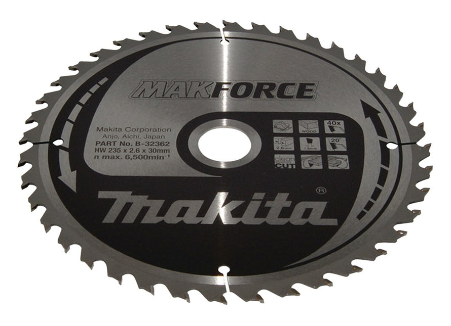 Makita HM ZAAGB 235X30X2,6 40T