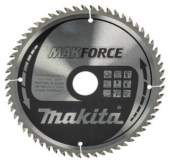 Makita Zaagblad Hout 190X30X2,2 60T 15G – B-32390