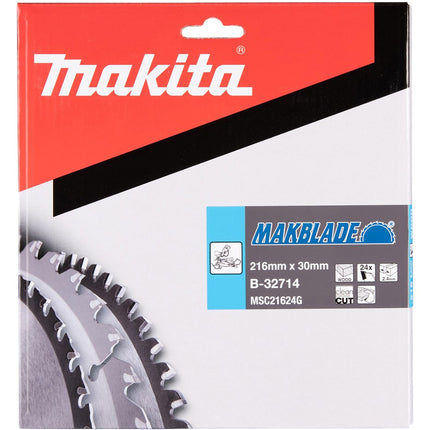 Makita HM ZAAGBLAD 216X30X2.4 24T 5G
