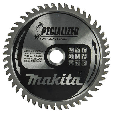 Makita HM-ZAAGBLAD 165X20X2,2 48T