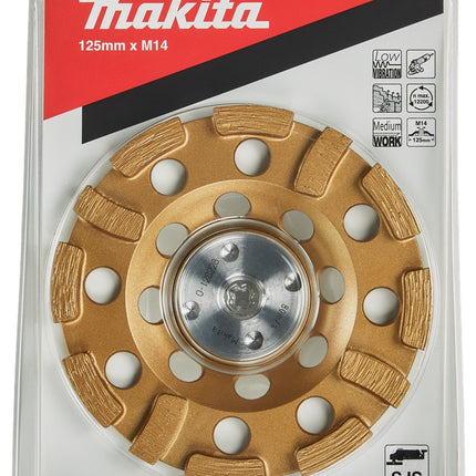 Makita Komschijf Diamant 125mm ANTI-Vibratie Diamant Segm M14 – B-38560