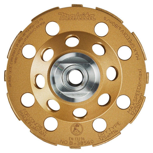 Makita Komschijf Diamant 125mm ANTI-Vibratie Diamant Segm M14 – B-38560
