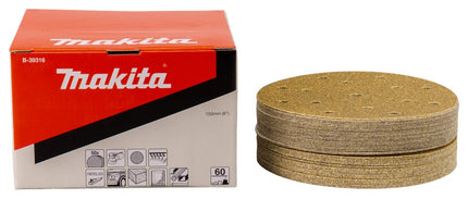 Makita Schuurschijf 150mm K60 Yellow Velcro – B-39316